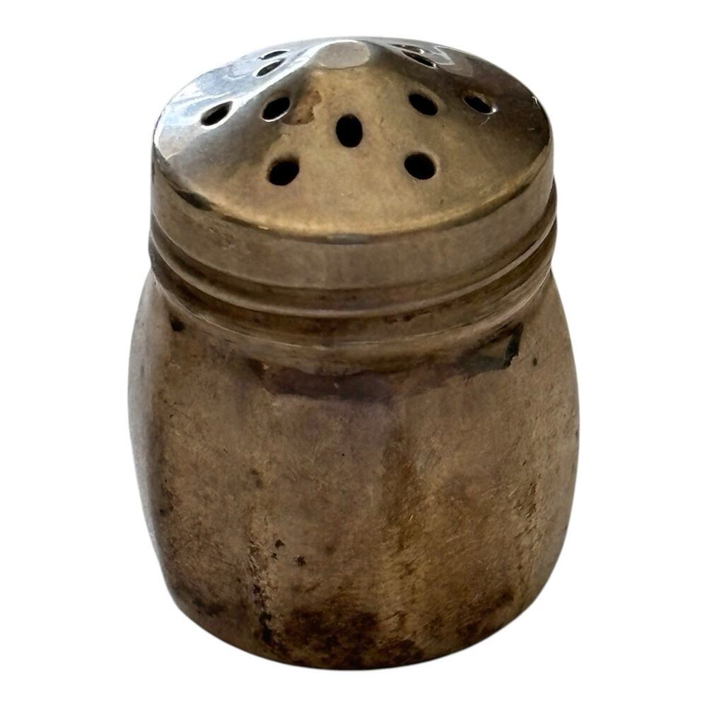 Sterling Silver Mini Salt/Pepper Shaker Vintage